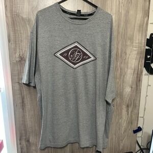 Sean John XXXL Gray Graphic T-Shirt Short Sleeve Streetwear 3XL embroidered